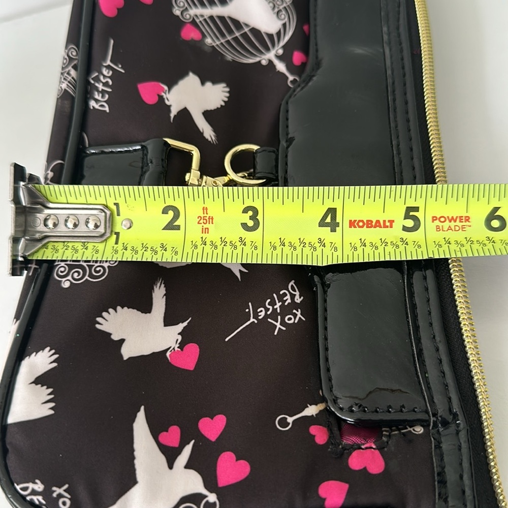 Bird and Cages Print XOX Betsey CosmeticsBag - Picture 9 of 10